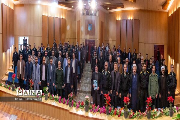 آیین تکریم و معارفه فرمانده انتظامی شهرستان محلات