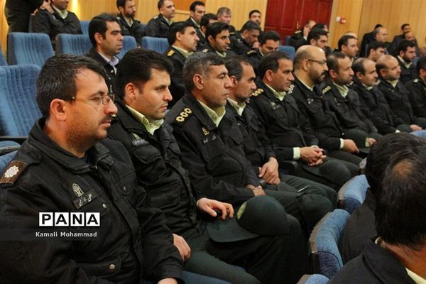 آیین تکریم و معارفه فرمانده انتظامی شهرستان محلات