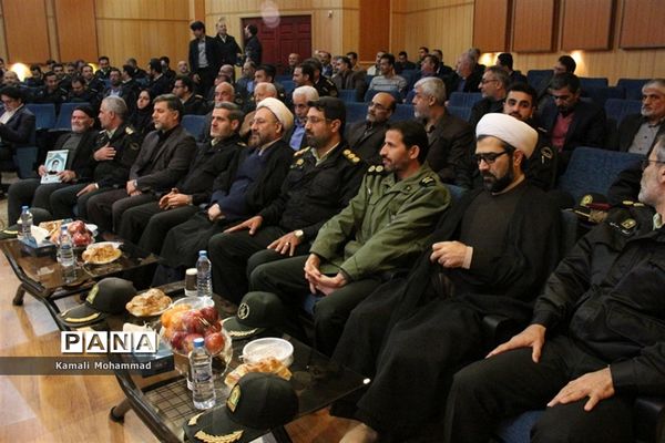 آیین تکریم و معارفه فرمانده انتظامی شهرستان محلات