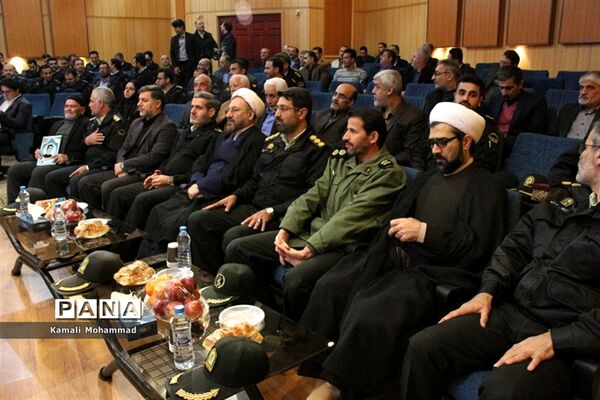 آیین تکریم و معارفه فرمانده انتظامی شهرستان محلات