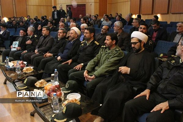 آیین تکریم و معارفه فرمانده انتظامی شهرستان محلات