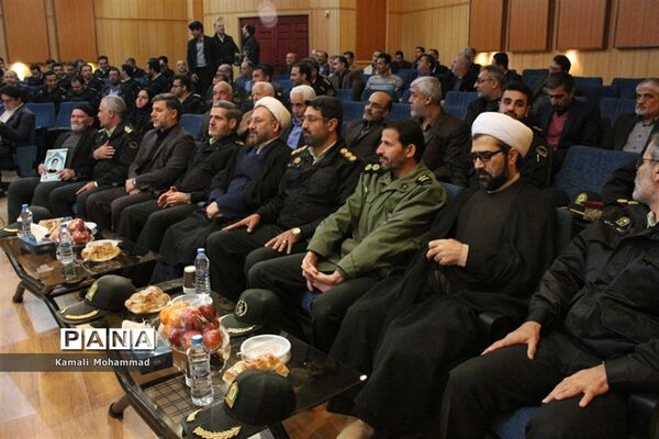 آیین تکریم و معارفه فرمانده انتظامی شهرستان محلات