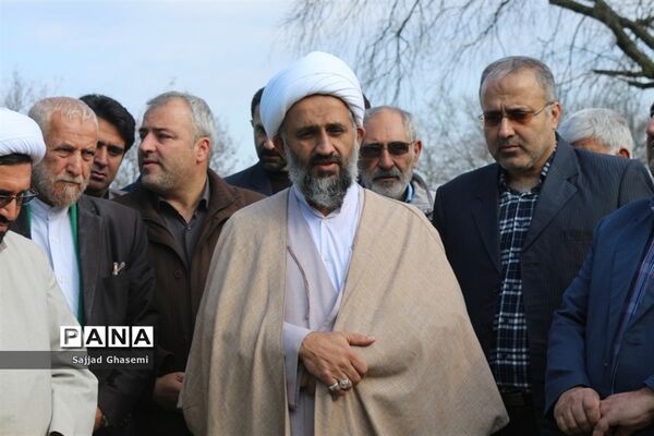 آیین کلنگ زنی احداث بنای جدید امام زاده چهارکوه شهرستان کردکوی