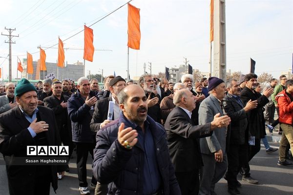 راهپیمایی مردم اسلامشهردرمحکومیت جنایت آمریکا و شهادت سردار سلیمانی