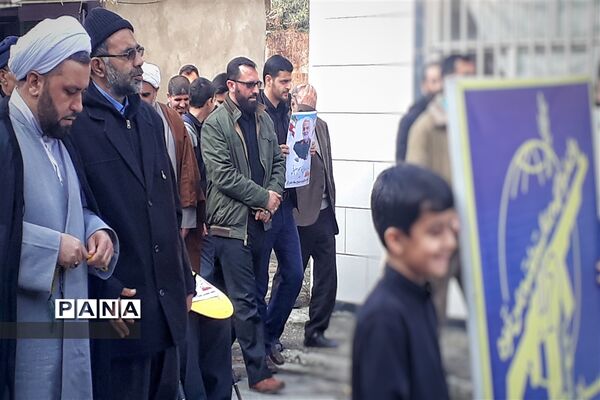 تظاهرات  پرشور مردم گلستان در پی خبر شهادت سردار قاسم سلیمانی