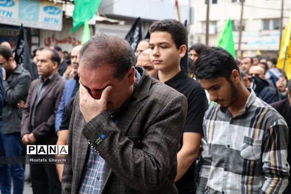 گردهمایی و عزاداری مردم آبادان به‌مناسبت شهادت سردار قاسم سلیمانی