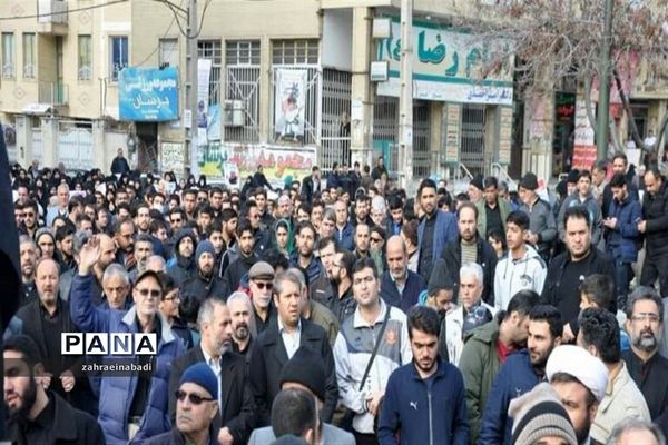 راهپیمایی  مردم شهرستان ملارد به مناسبت  شهادت سردار قاسم سلیمانی
