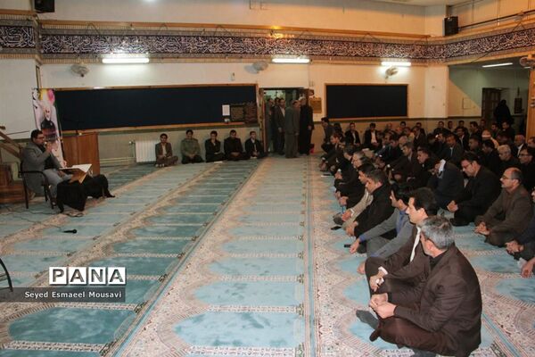 سوگواری فرهنگیان اداره‌کل آموزش و پرورش فارس به مناسبت شهادت سردار شهید حاج قاسم سلیمانی