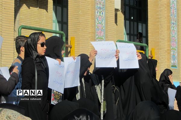 سوگواری مردم کرمانشاه در  پی شهادت سردار سپهبد قاسم سلیمانی