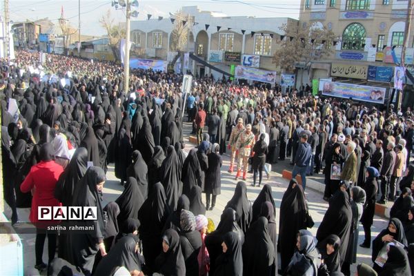 سوگواری مردم کرمانشاه در  پی شهادت سردار سپهبد قاسم سلیمانی