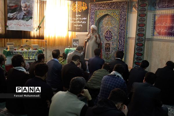 مراسم یادبود شهادت سردار قاسم سلیمانی در چهاردانگه