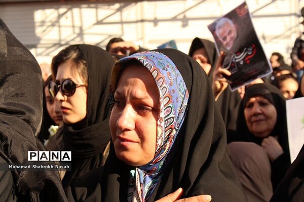 تشییع با شکوه پیکر سردار شهید سلیمانی در اهواز-2