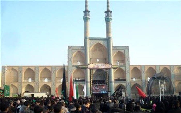 اجتماع هیئت های مذهبی یزد در محکومیت اقدام تروریستی آمریکا