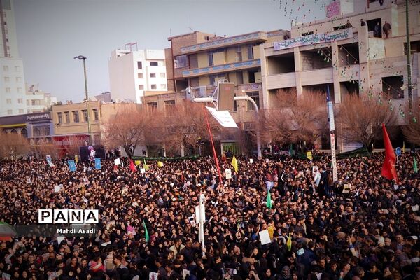 مراسم تشییع پیکر مطهر سپهبد شهید قاسم سلیمانی در مشهد مقدس