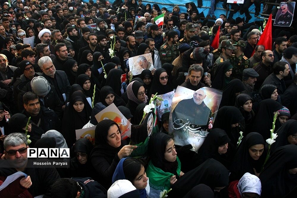 تشییع پیکر شهدای مقاومت در تهران-2