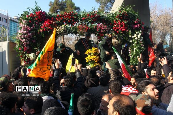 تشییع پیکر شهدای مقاومت در تهران-2