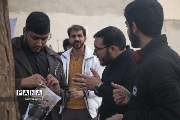 برپایی موکب «سپهبد شهید حاج قاسم سلیمانی» در ابرکوه