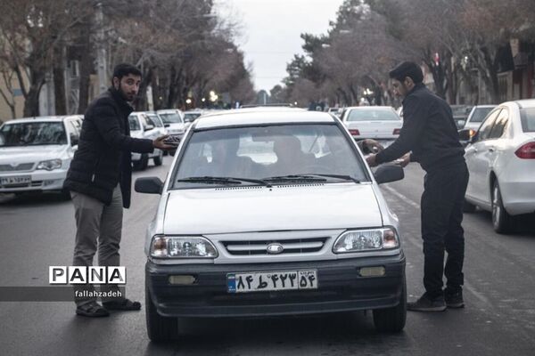 برپایی موکب «سپهبد شهید حاج قاسم سلیمانی» در ابرکوه