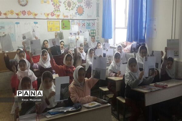 برگزاری نمایشگاه نقاشی در آموزشگاه پروین به‌مناسبت شهادت سردار مقاومت در خراسان شمالی
