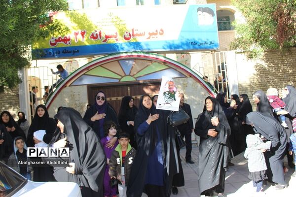 عزاداری مردم بوشهر در سوک سردار شهید قاسم سلیمانی و شهدای مقاومت