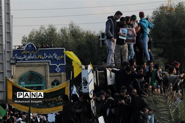 تشییع تاریخی پیکر سردار سلیمانی در قم -1