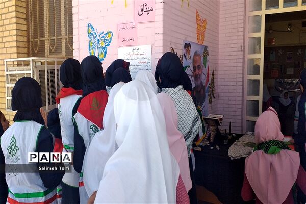 برگزاری مراسم گرامیداشت شهادت سردارحاج قاسم سلیمانی دردبستان فضیلت حمیدیه