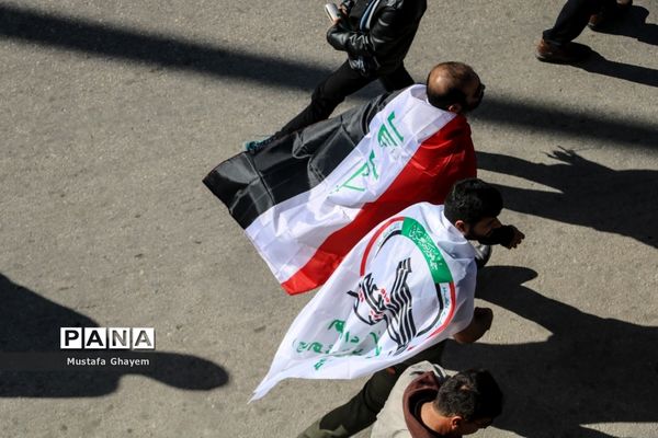 تشییع پیکر پاک شهید ابومهدی المهندس در آبادان و خرمشهر