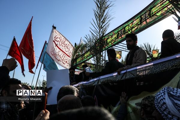 تشییع پیکر پاک شهید ابومهدی المهندس در آبادان و خرمشهر