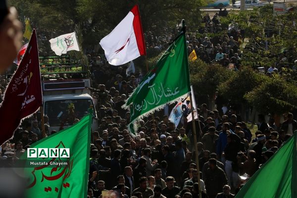 تشییع پیکر پاک شهید ابومهدی المهندس در آبادان و خرمشهر