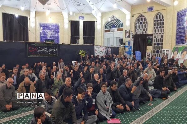 بزرگداشت شهادت سردار سپهبد پاسدار حاج قاسم سلیمانی در مساجد نی ریز
