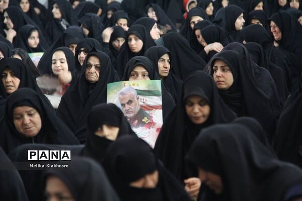 مراسم بزرگداشت شهید سردار سلیمانی در محمودآباد