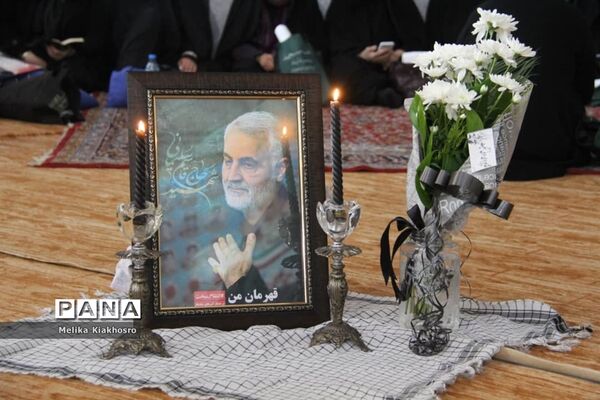 مراسم بزرگداشت شهید سردار سلیمانی در محمودآباد