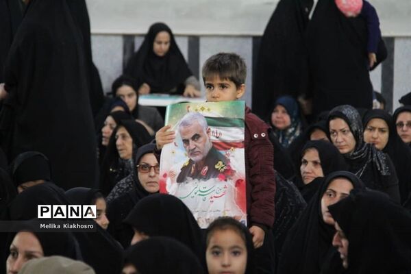 مراسم بزرگداشت شهید سردار سلیمانی در محمودآباد