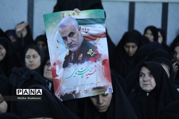 مراسم بزرگداشت شهید سردار سلیمانی در محمودآباد
