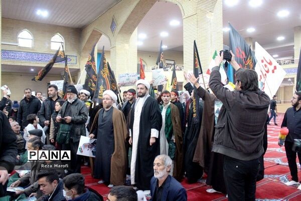 مراسم بزرگداشت شهادت سپهبد حاج قاسم سلیمانی در ارومیه