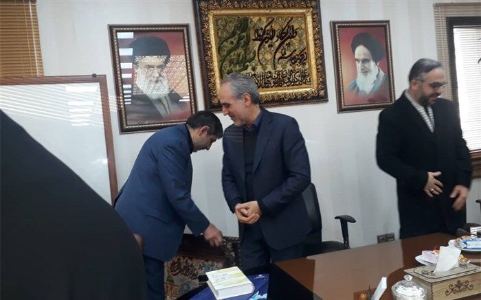 معارفه مسئول جدید بسیج دانش آموزی منطقه یک
