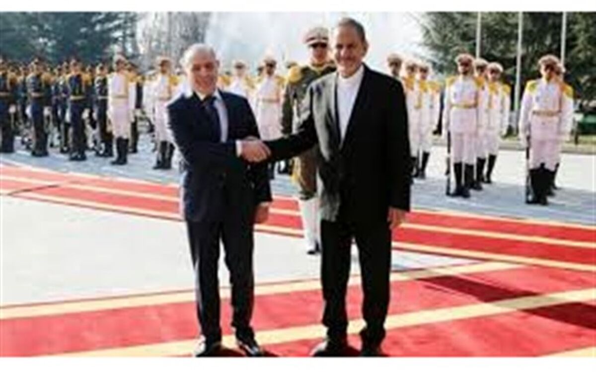 استقبال رسمی جهانگیری از نخست وزیر سوریه
