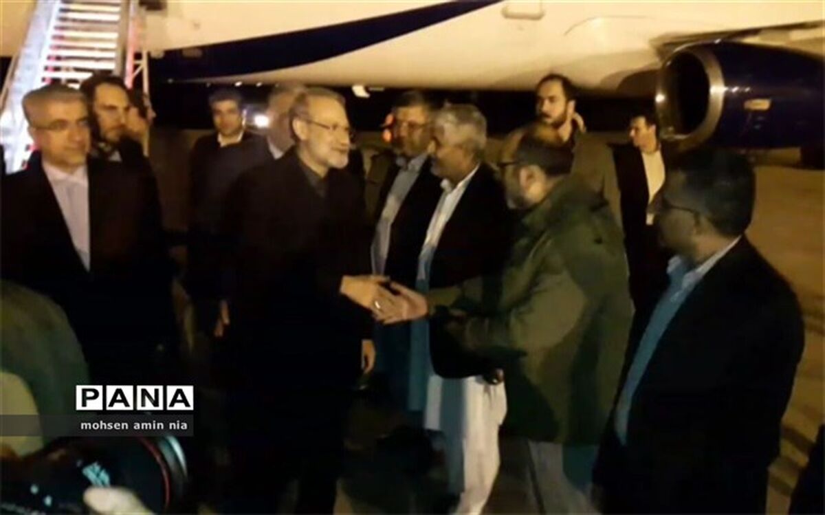 رئیس مجلس وارد فرودگاه کنارک شد