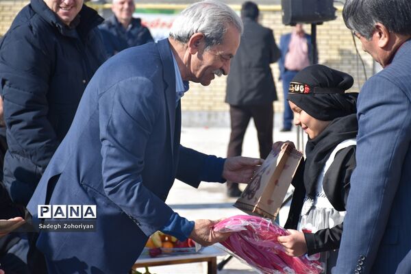 آیین افتتاحیه دبستان  امیرعطاء الله طائفی شاندیز در منطقه تبادکان