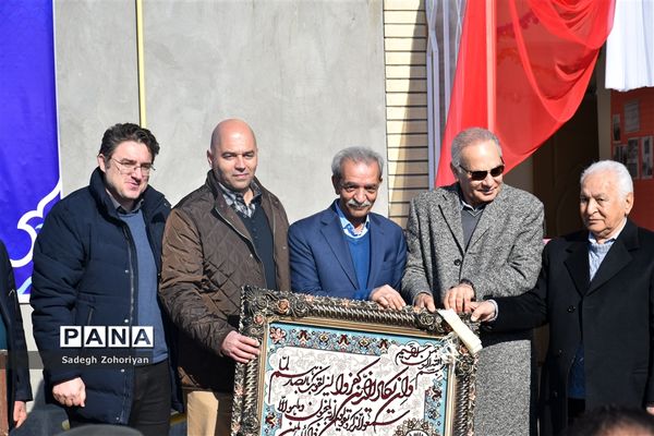 آیین افتتاحیه دبستان  امیرعطاء الله طائفی شاندیز در منطقه تبادکان
