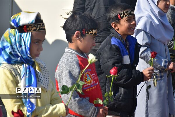 آیین افتتاحیه دبستان  امیرعطاء الله طائفی شاندیز در منطقه تبادکان