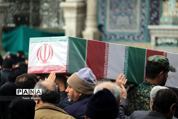 تشییع شهدای سانحه هوایی در قم