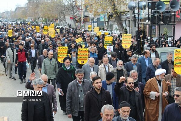راهپیمایی حمایت از اقتدار جمهوری اسلامی در قائم‌شهر