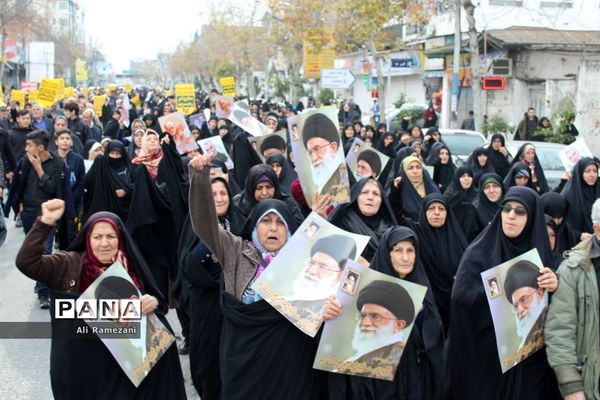 راهپیمایی حمایت از اقتدار جمهوری اسلامی در قائم‌شهر