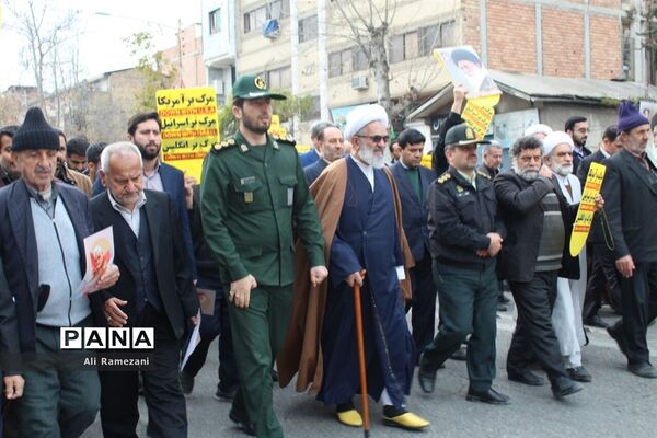راهپیمایی حمایت از اقتدار جمهوری اسلامی در قائم‌شهر