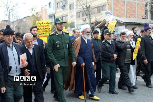 راهپیمایی حمایت از اقتدار جمهوری اسلامی در قائم‌شهر