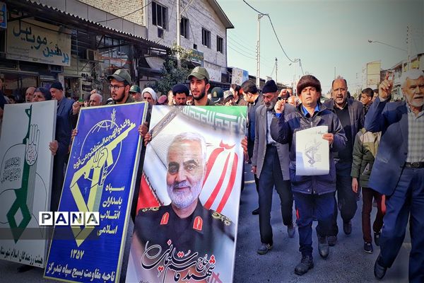 راهپیمایی در حمایت از اقتدار و صلابت نظام مقدس جمهوری اسلامی