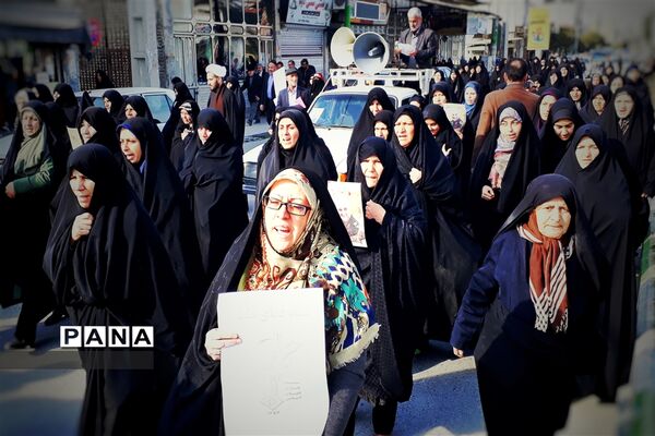 راهپیمایی در حمایت از اقتدار و صلابت نظام مقدس جمهوری اسلامی