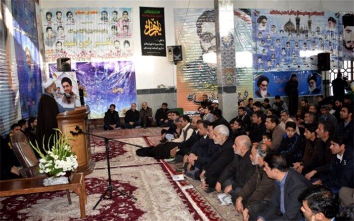 آیین گرامیداشت سردار سلیمانی و شهید سقوط هواپیمای اوکراین در بهاباد برگزارشد