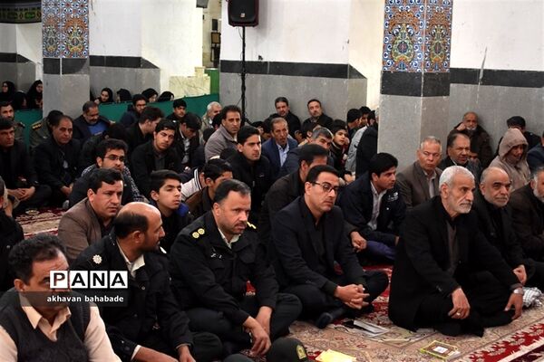 گرامیداشت سردار شهید سلیمانی و دانشجوی شهید امیرحسین قربانی بهابادی در روستای  بنستان بهاباد